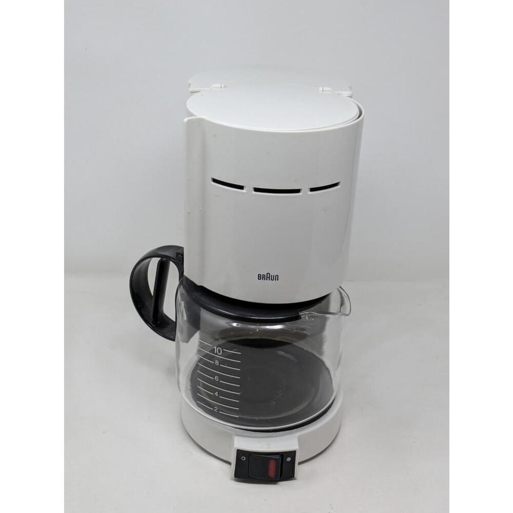 Braun Aromaster 10-Cup White Coffee Maker Type 4085 KF-400-Great!
